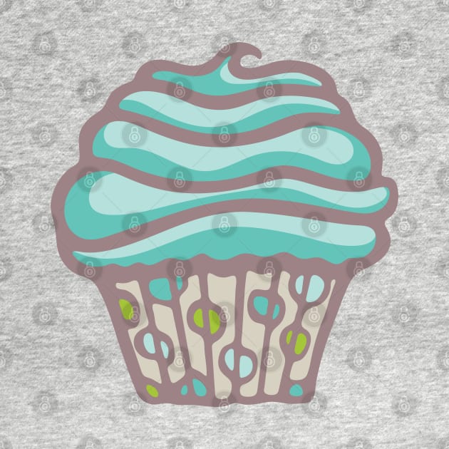 POLKA DOT CUPCAKE DREAMS Party Turquoise Buttercream Icing - UnBlink Studio by Jackie Tahara by UnBlink Studio by Jackie Tahara